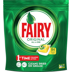 Fairy Original All in-One Lemon Spülmaschinen-Tabs (1 x 84 Stück)