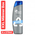 Head & Shoulders Classic Clean Shampoo - 6 x 270ml