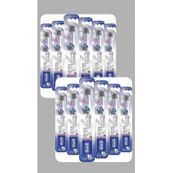 Oral-B Ultrathin Zahnfleisch-Schutz Silber Handzahnbürste Extraweich 6er Pack(12 x 1 Stück)