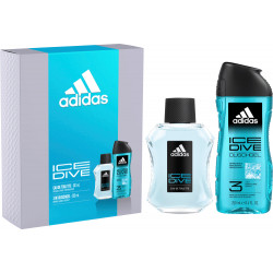 Adidas Geschenkset "Ice Dive" EdT & Duschgel 2tlg.