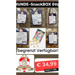 Sissi & Franz HUNDE Premium Kauartikel- SNACKS Box 6tlg