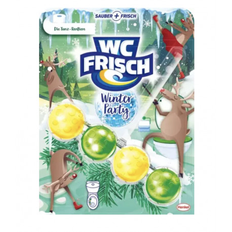 WC Frisch Duftspüler Winter Party Tanz-Rentiere 50g