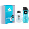 Adidas Geschenkset "Ice Dive" Aftershave & Duschgel 2tlg.