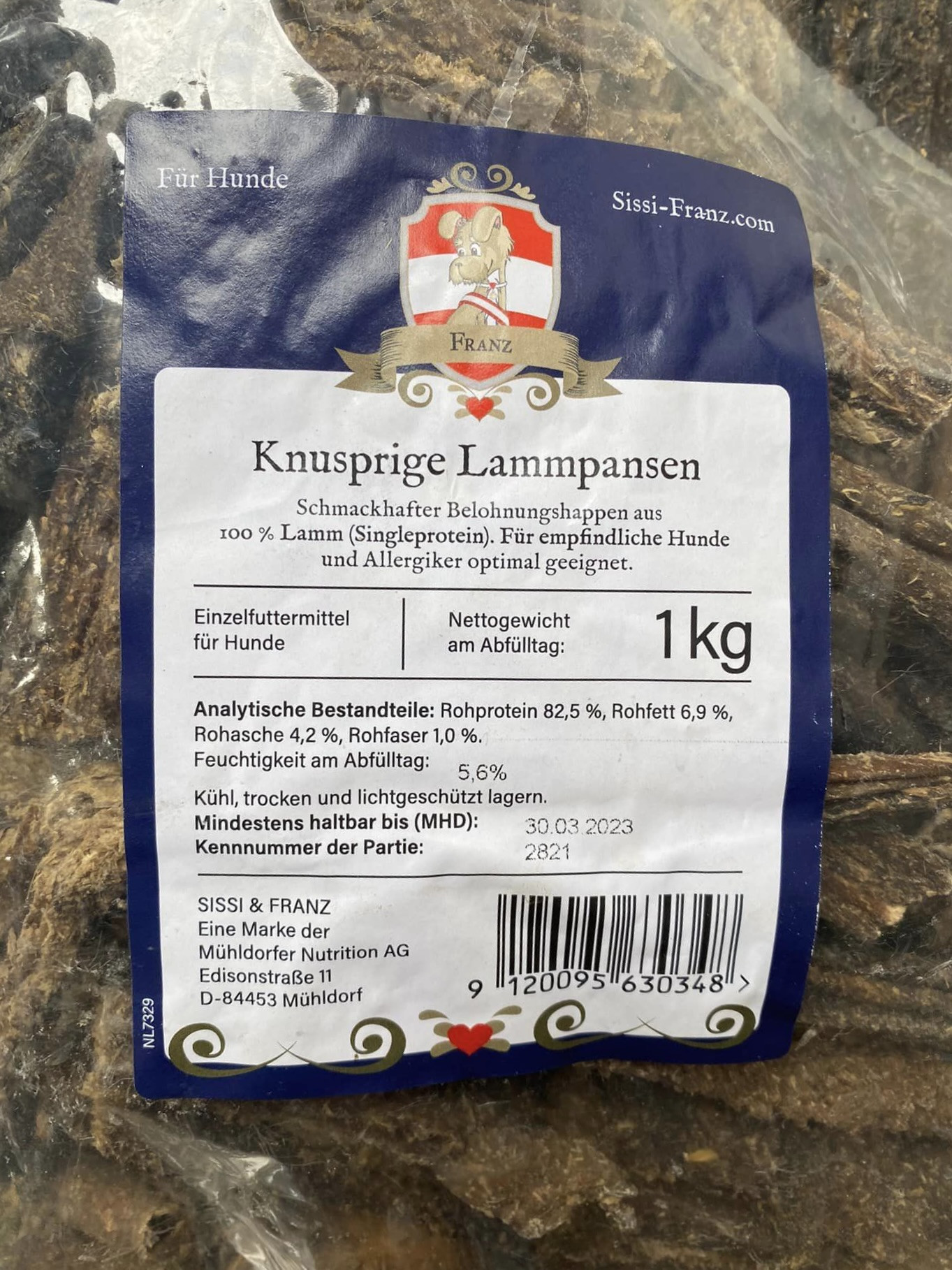 Knusprige Lammpansen 1 kg