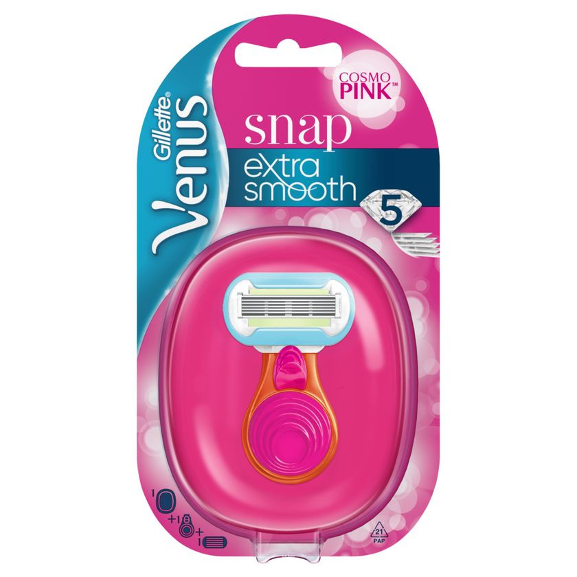 Nassrasierer für Frauen "Extra Smooth Snap" in Pink